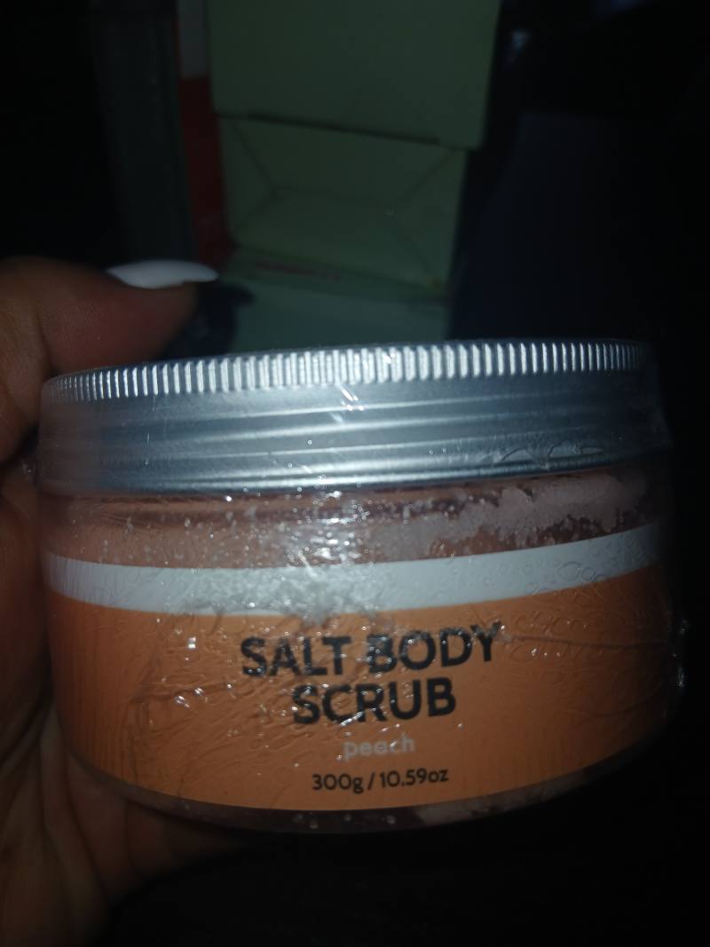 SALT BODY SCRUB Peach