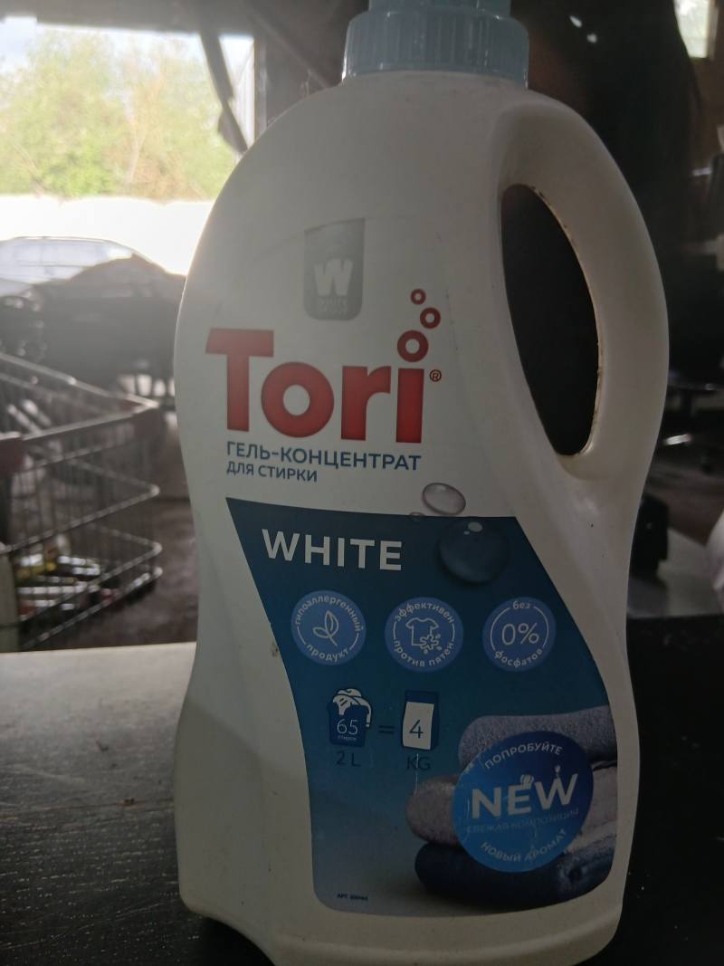 Гель-концентрат для стирки Tori White