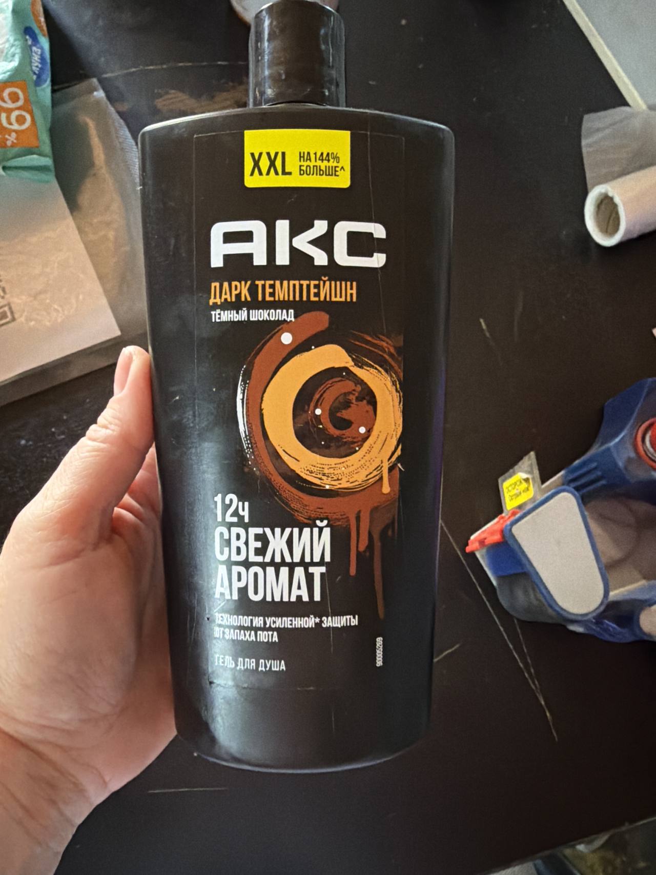 AKC Гель для душа Дарк Темптейшн Свежий Аромат Тёмный Шоколад