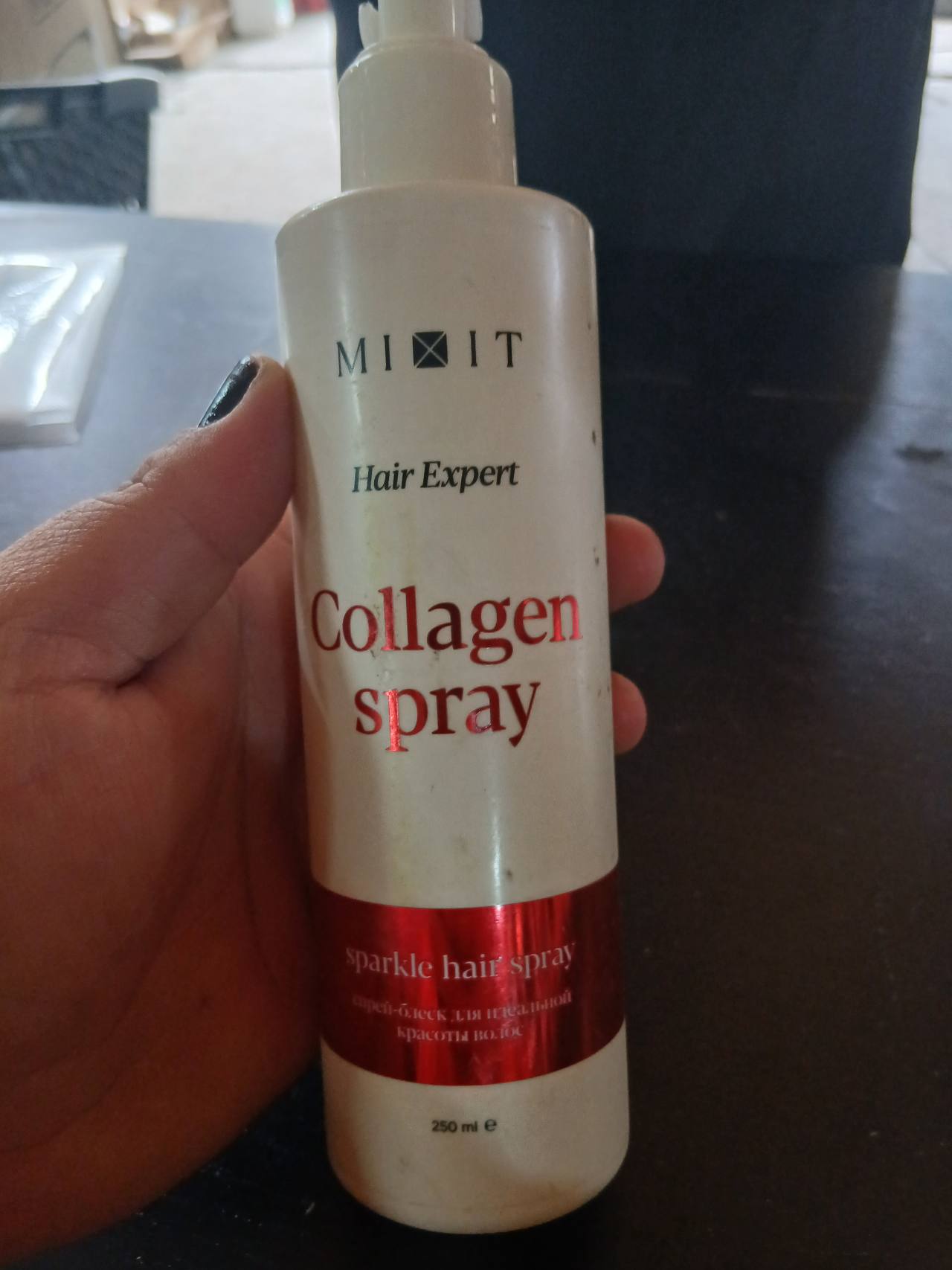 Collagen spray Sparkle hair spray спрей-блеск для идеальной красоты волос