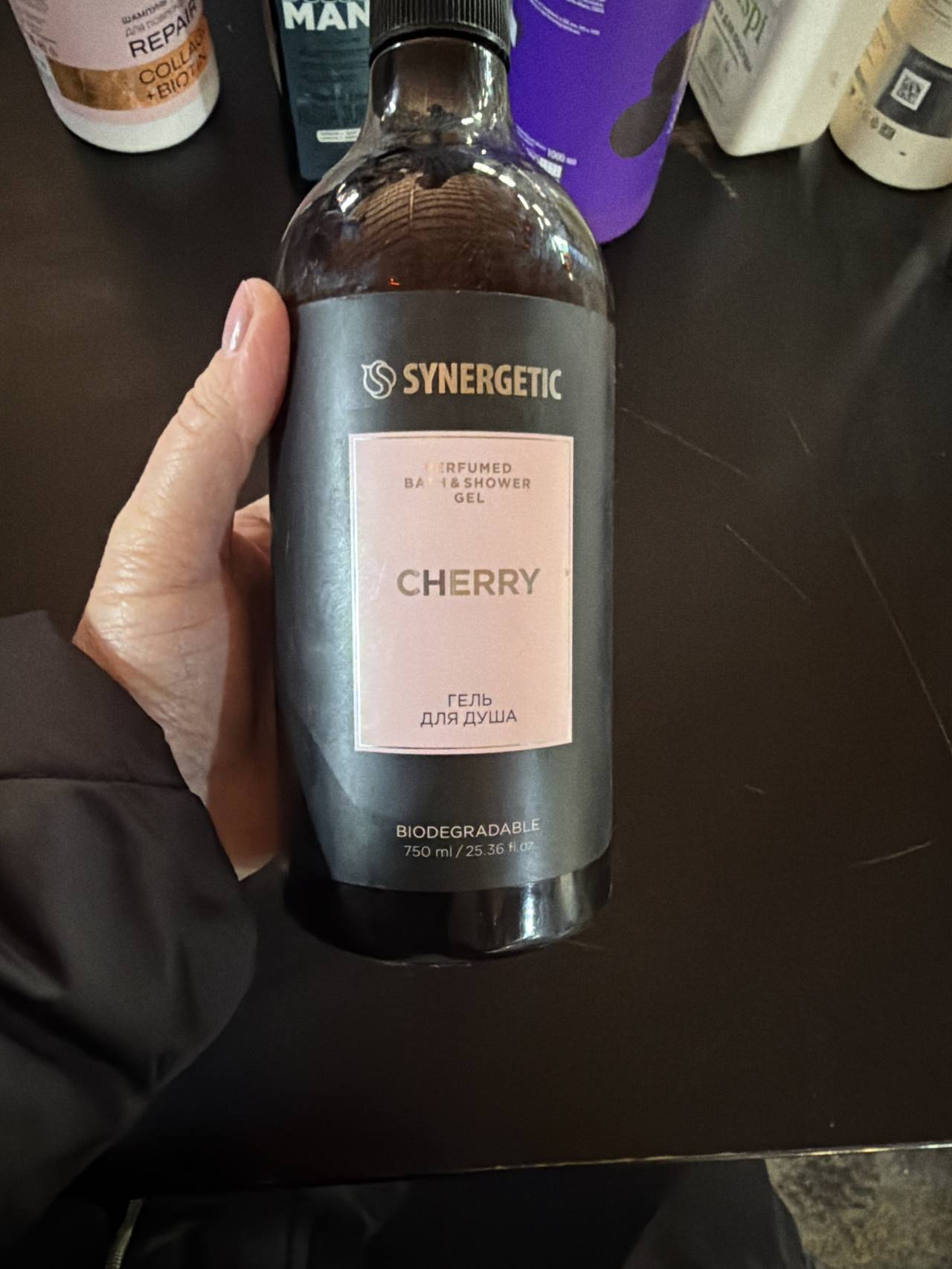 Гель для душа SYNERGETIC Cherry