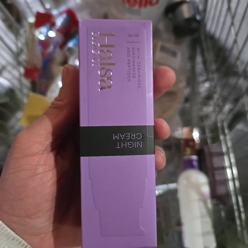 Halsa Night Cream with Ceramides, Niacinamide and Peptides