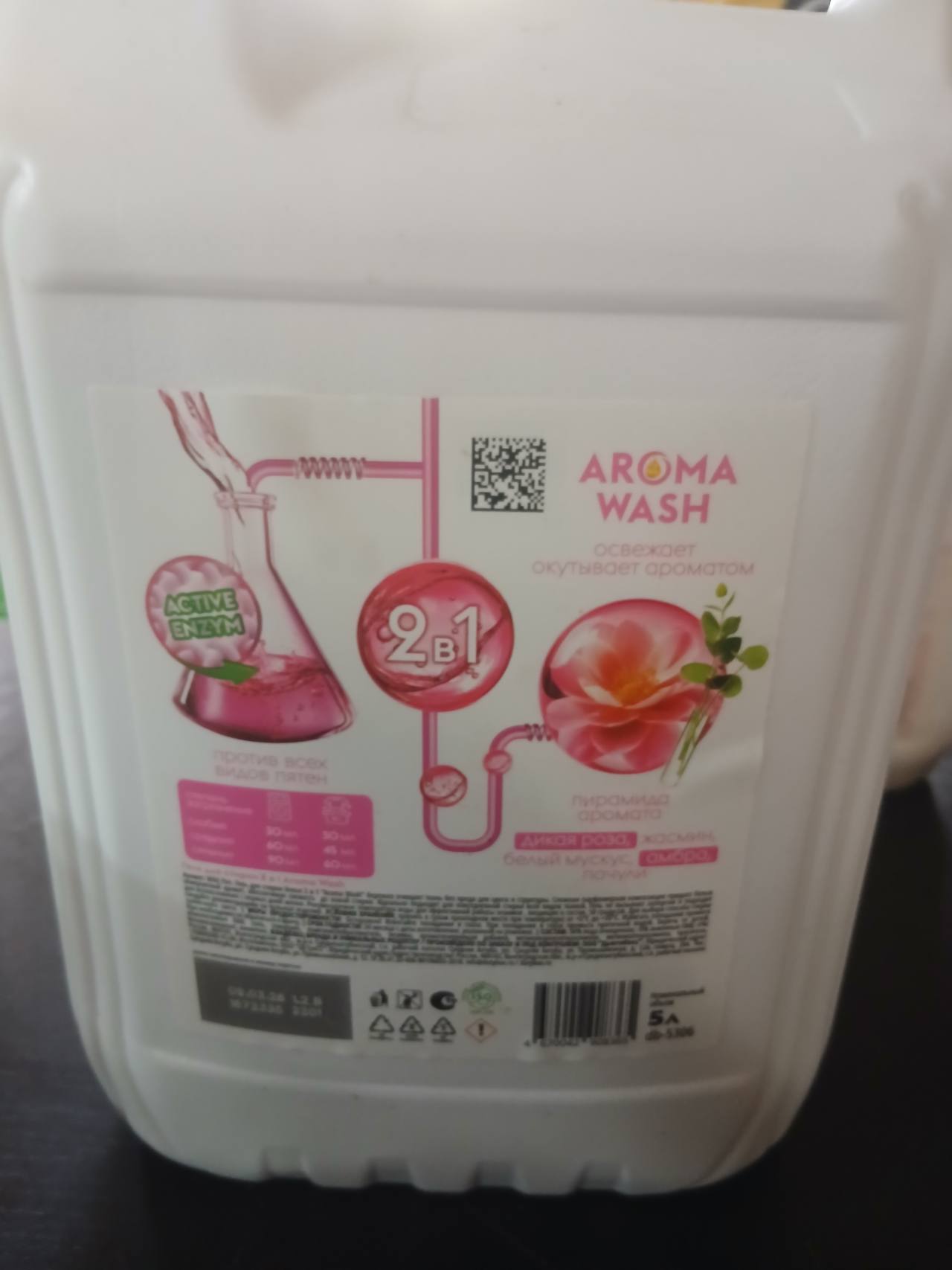 Aroma Wash 2 в 1 против всех видов пятен