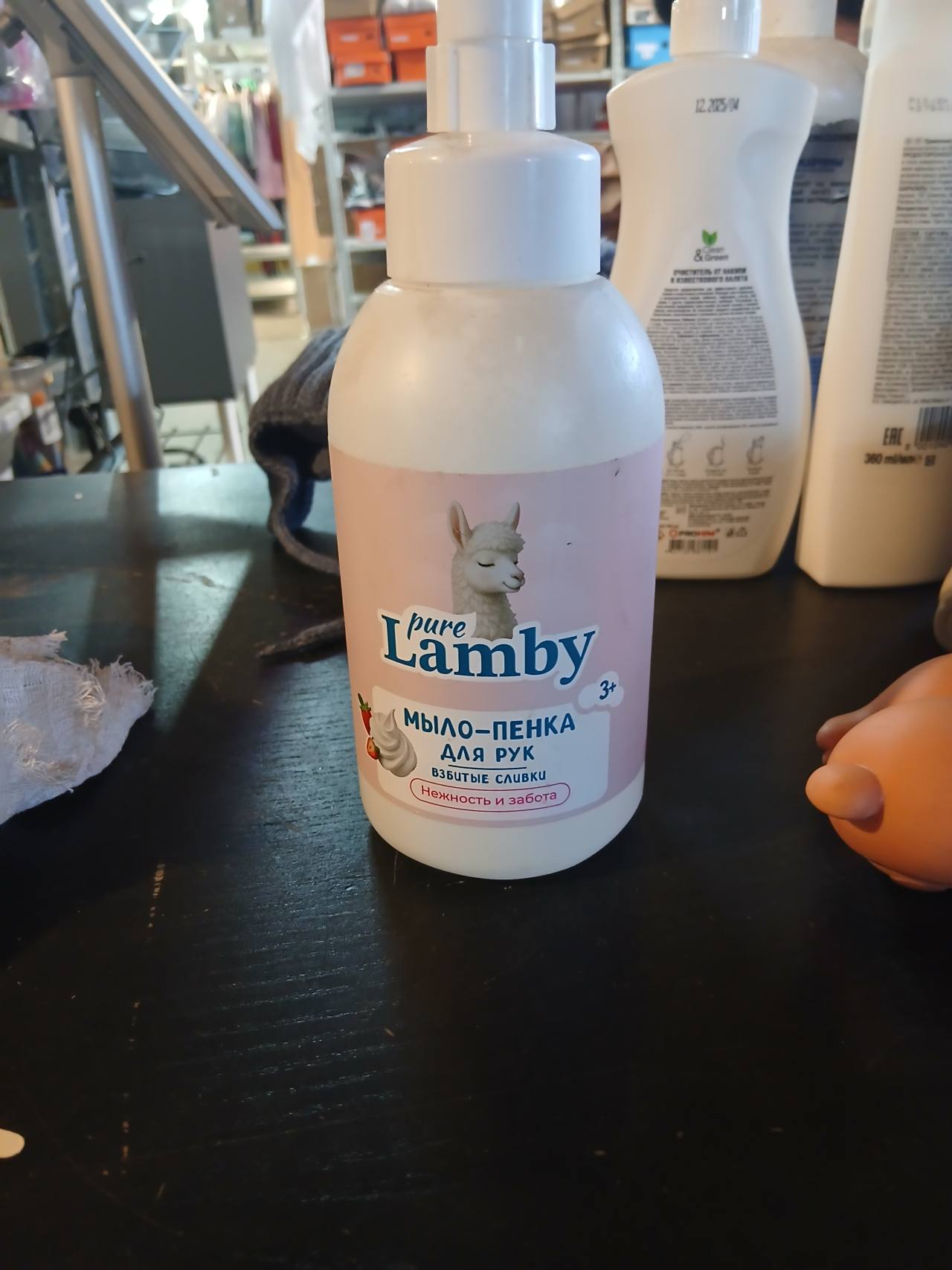 Pure Lamby мыло-пенка для рук «Взбитые сливки»