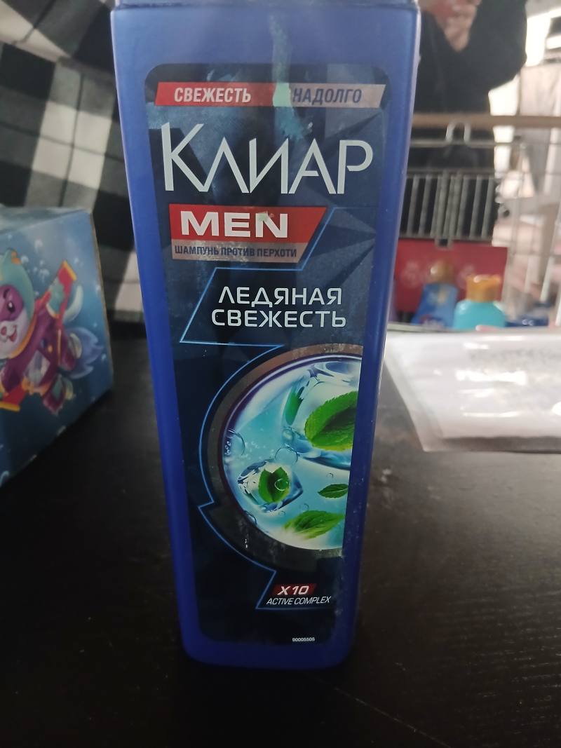 Шампунь против перхоти Clear Men Ледяная свежесть