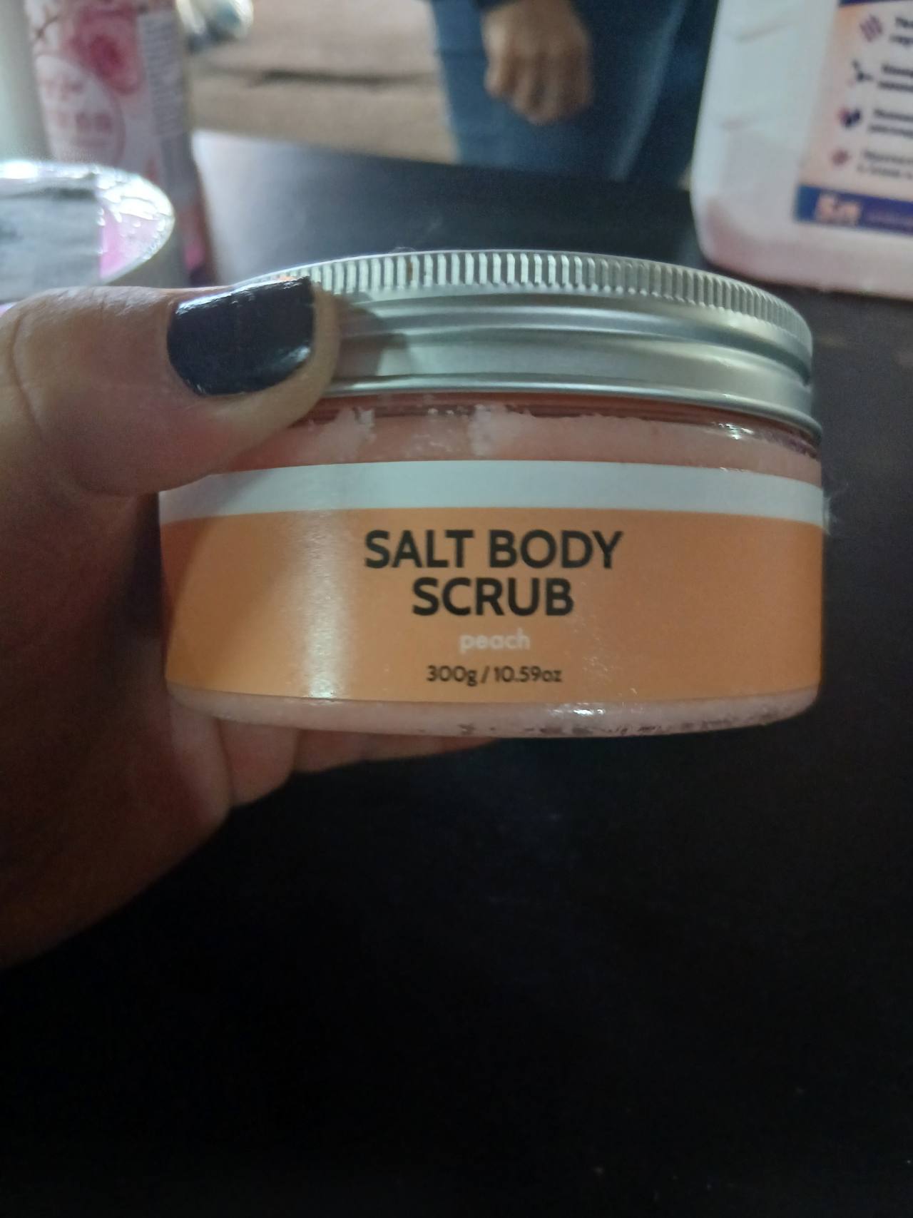 SALT BODY SCRUB peach