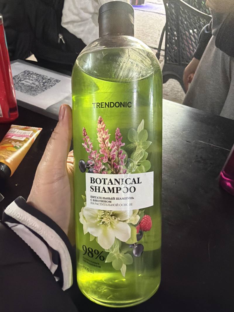 TRENDONIC BOTANICAL SHAMPOO Питательный шампунь с биотином на растительной основе