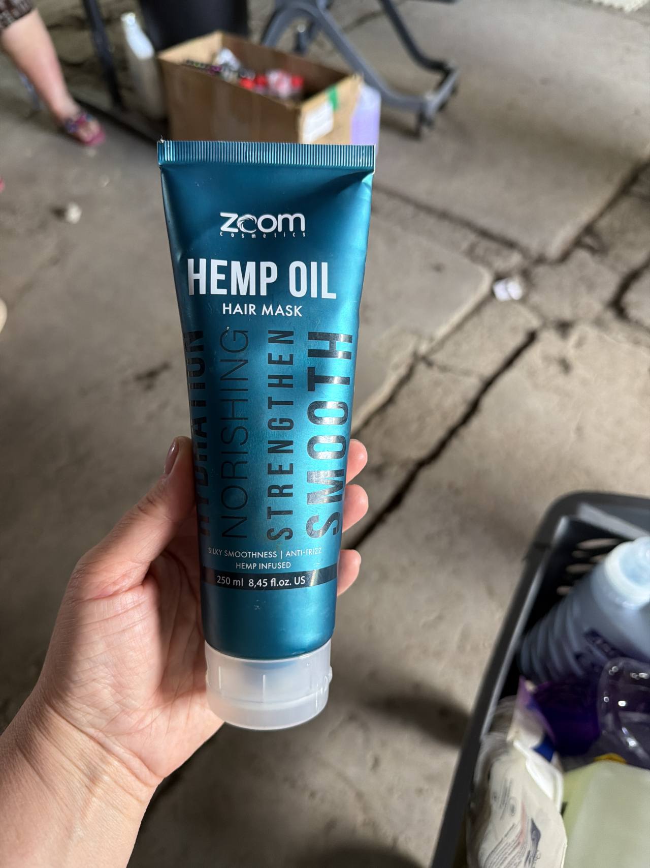 Маска для волос Zoom Cosmetics Hemp Oil