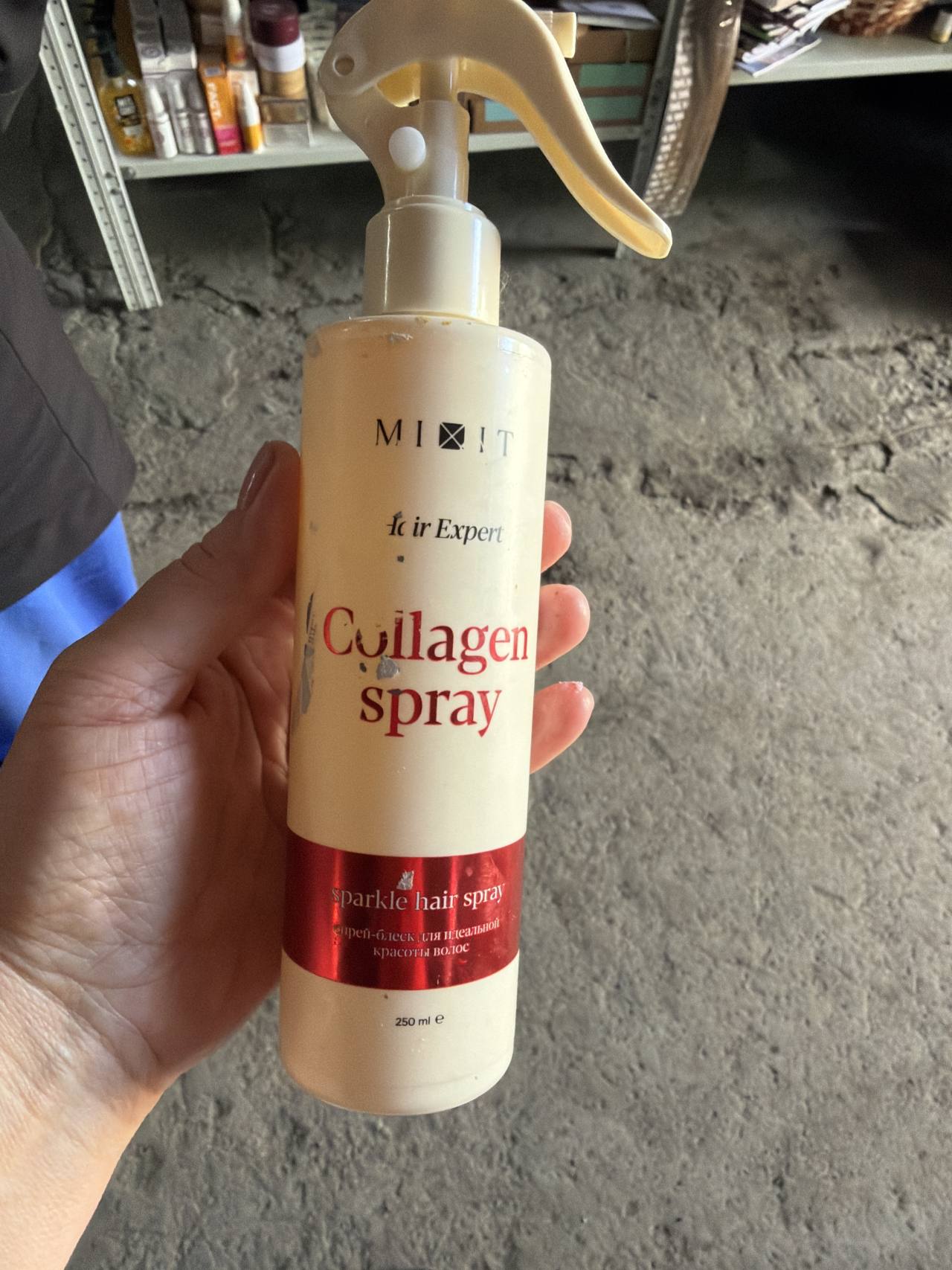 Collagen spray Sparkle hair spray