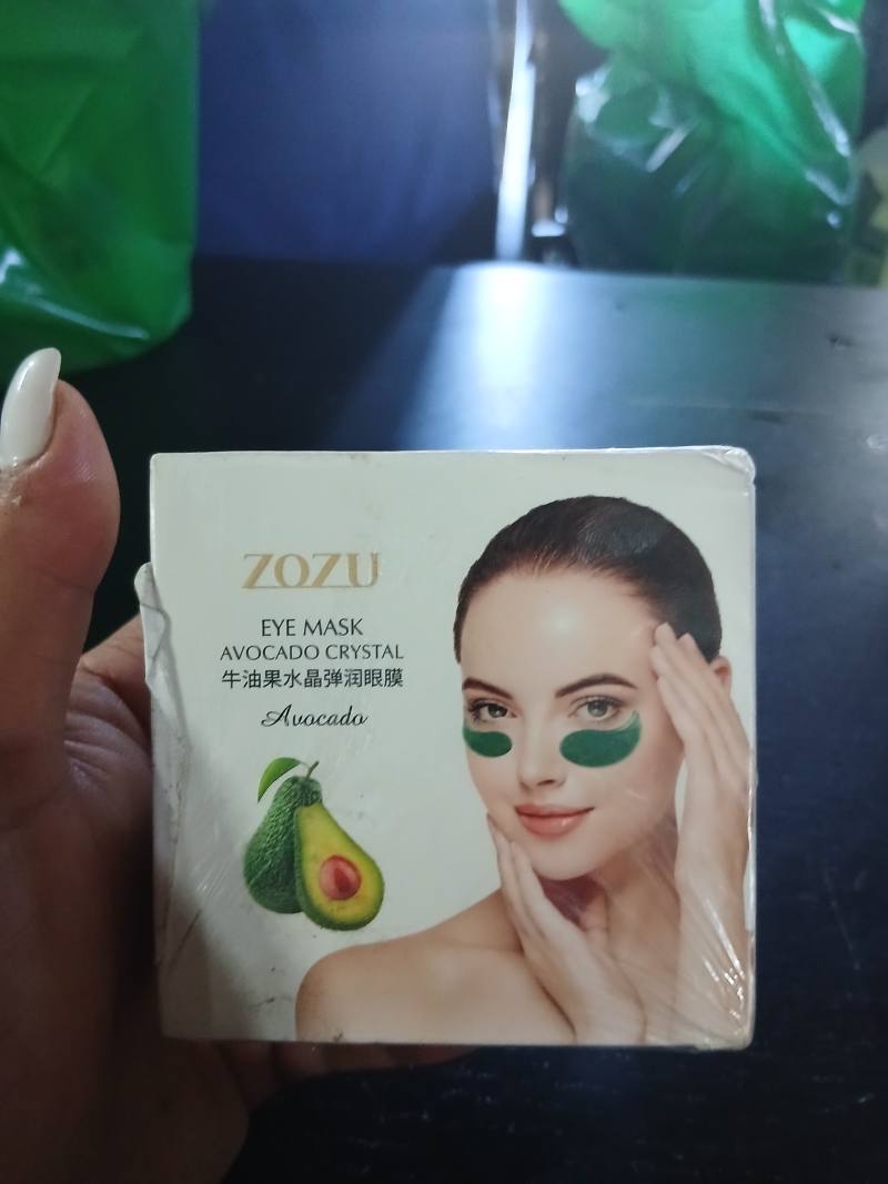Патчи для глаз ZOZU Avocado Crystal Eye Mask