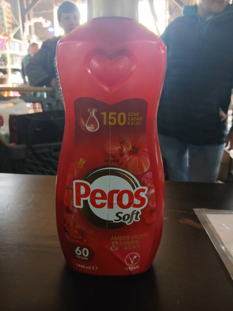 Кондиционер для белья Peros Soft Amber Çiçeği & Sandal Ağacı