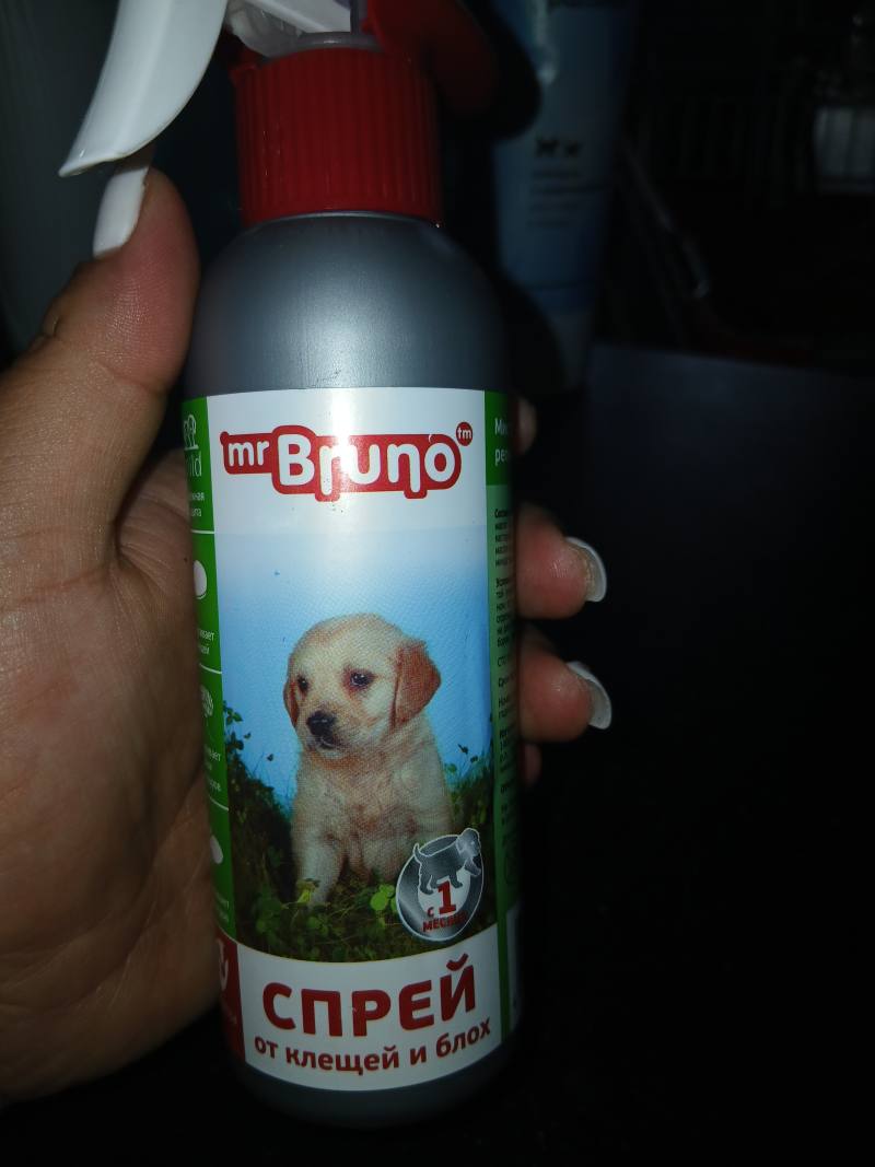 Спрей от клещей и блох