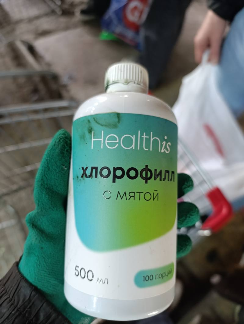 Хлорофилл с мятой