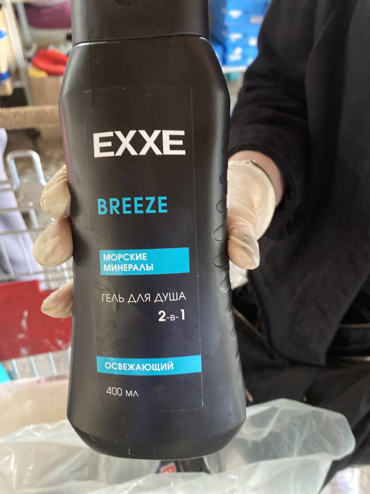 EXXE BREEZE Гель для душа 2-в-1 Морские минералы Освежающий 400 мл