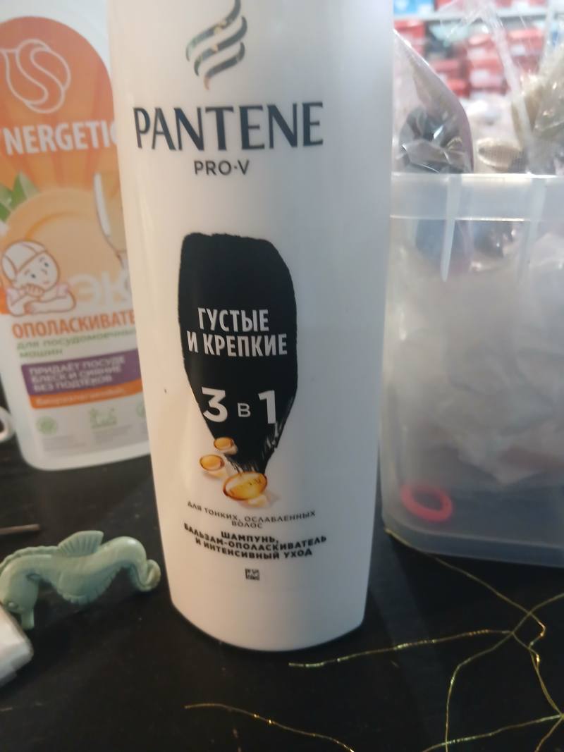 Pantene Pro-V Густые и крепкие 3 в 1, шампунь-бальзам-ополаскиватель