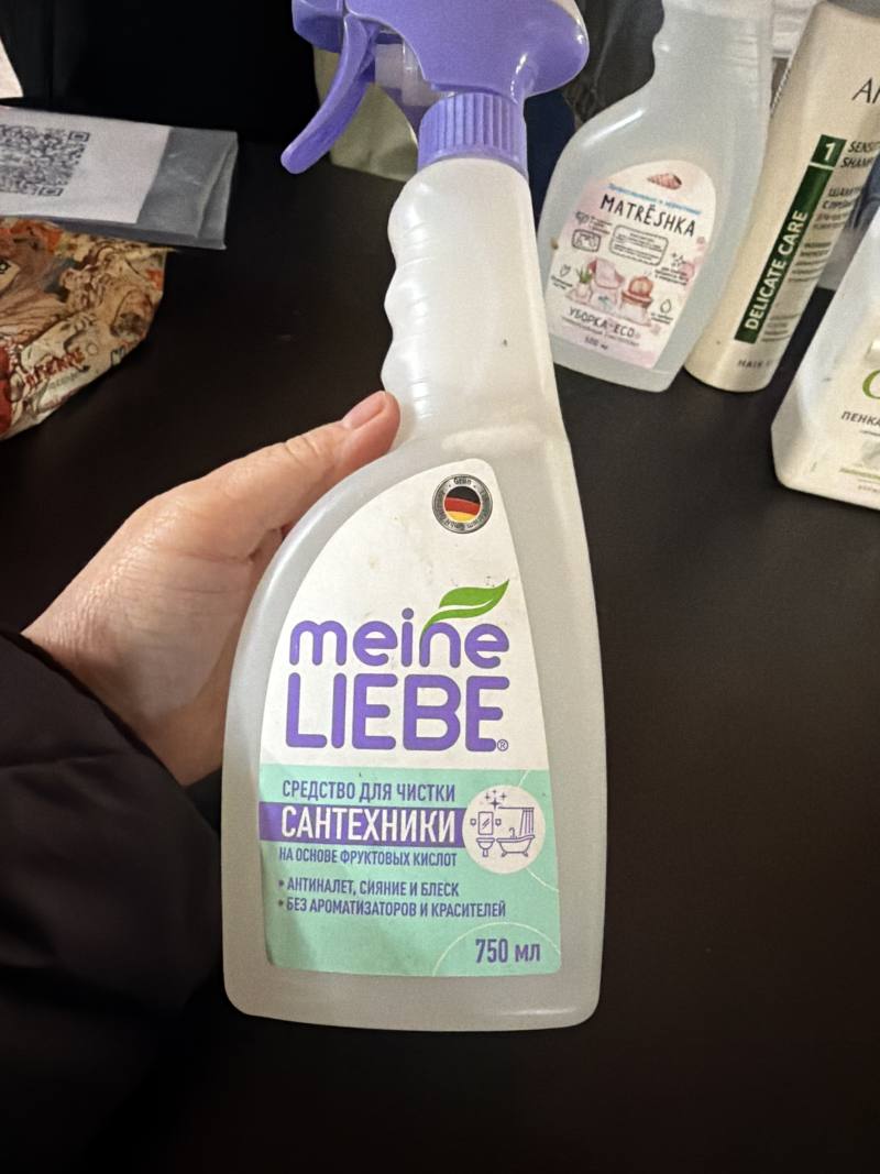 Средство для чистки сантехники Meine Liebe на основе фруктовых кислот