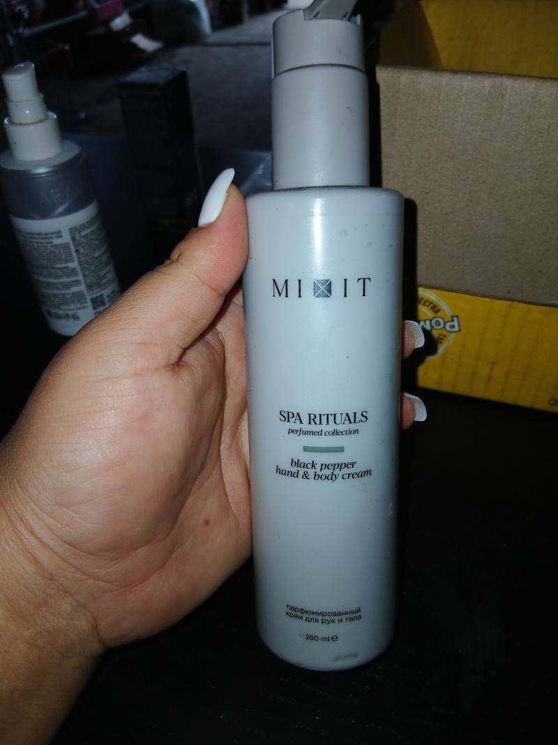 SPA RITUALS black pepper hand & body cream
